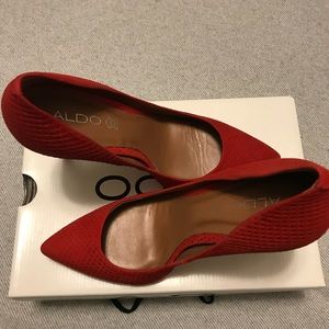 Red Aldo shoes